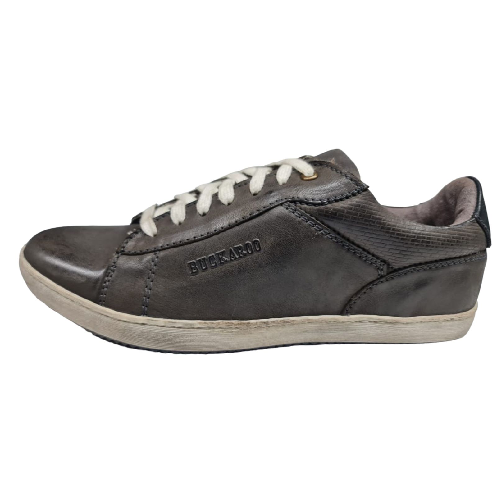 Grey Leather Snicker