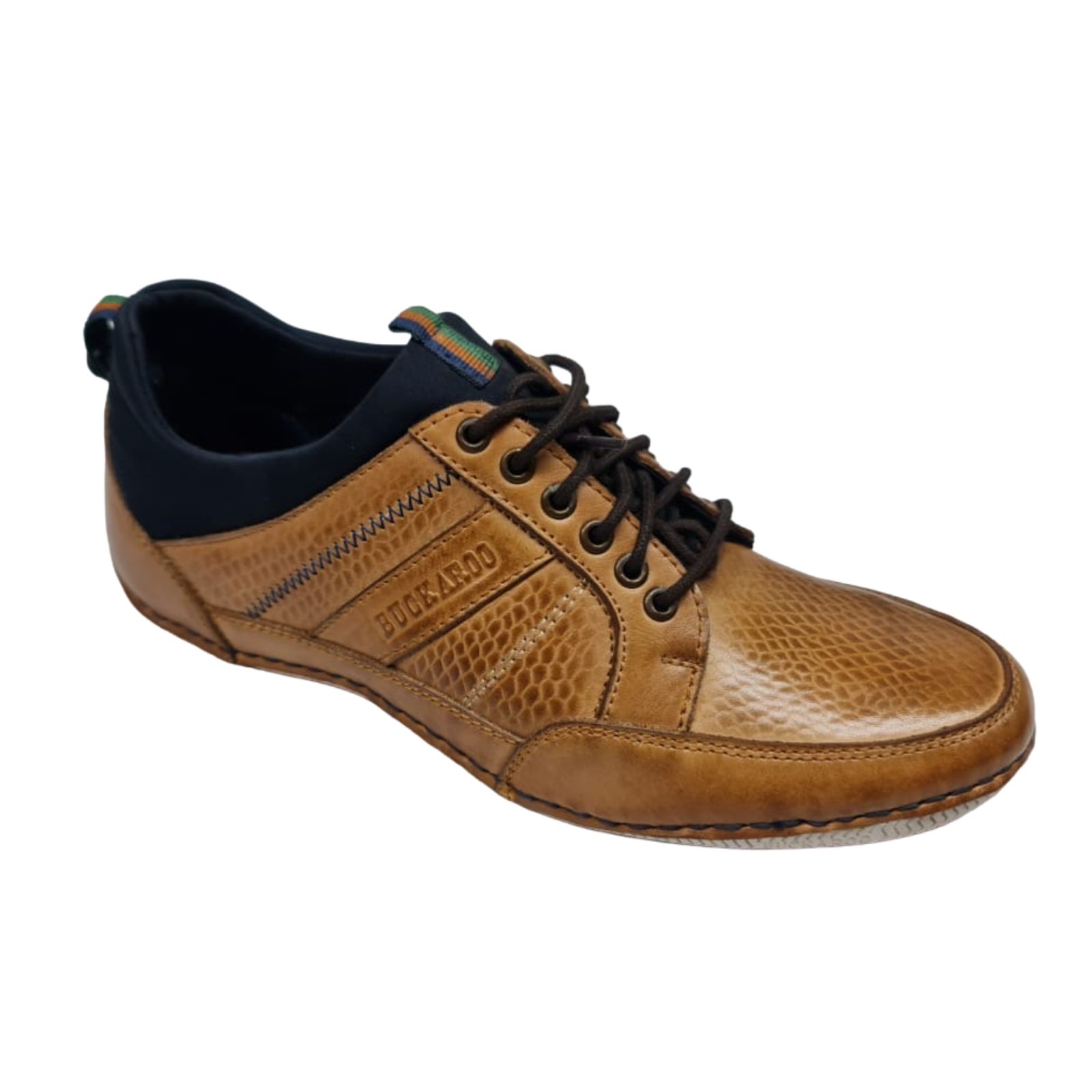 Tan+ Brown Lace up Casual Shoes