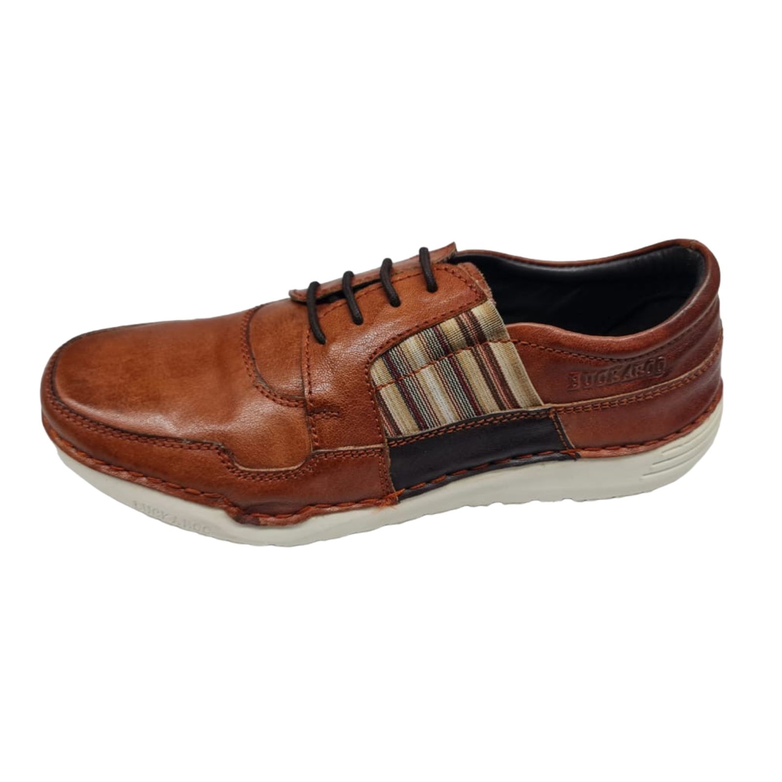 Tan Elasic Casual Shoes