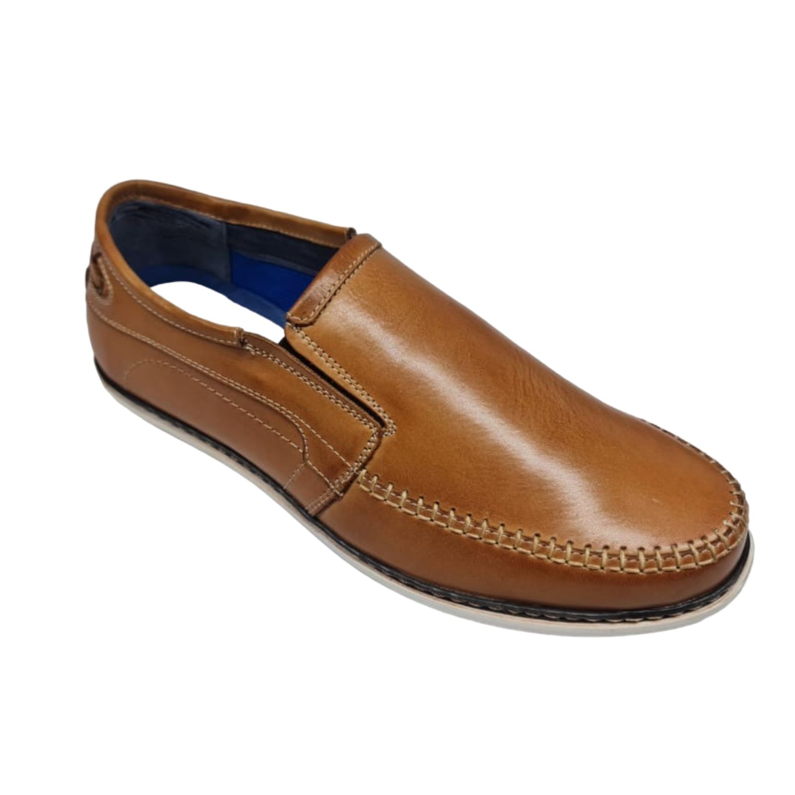 Tan Weaving Casual Shoes