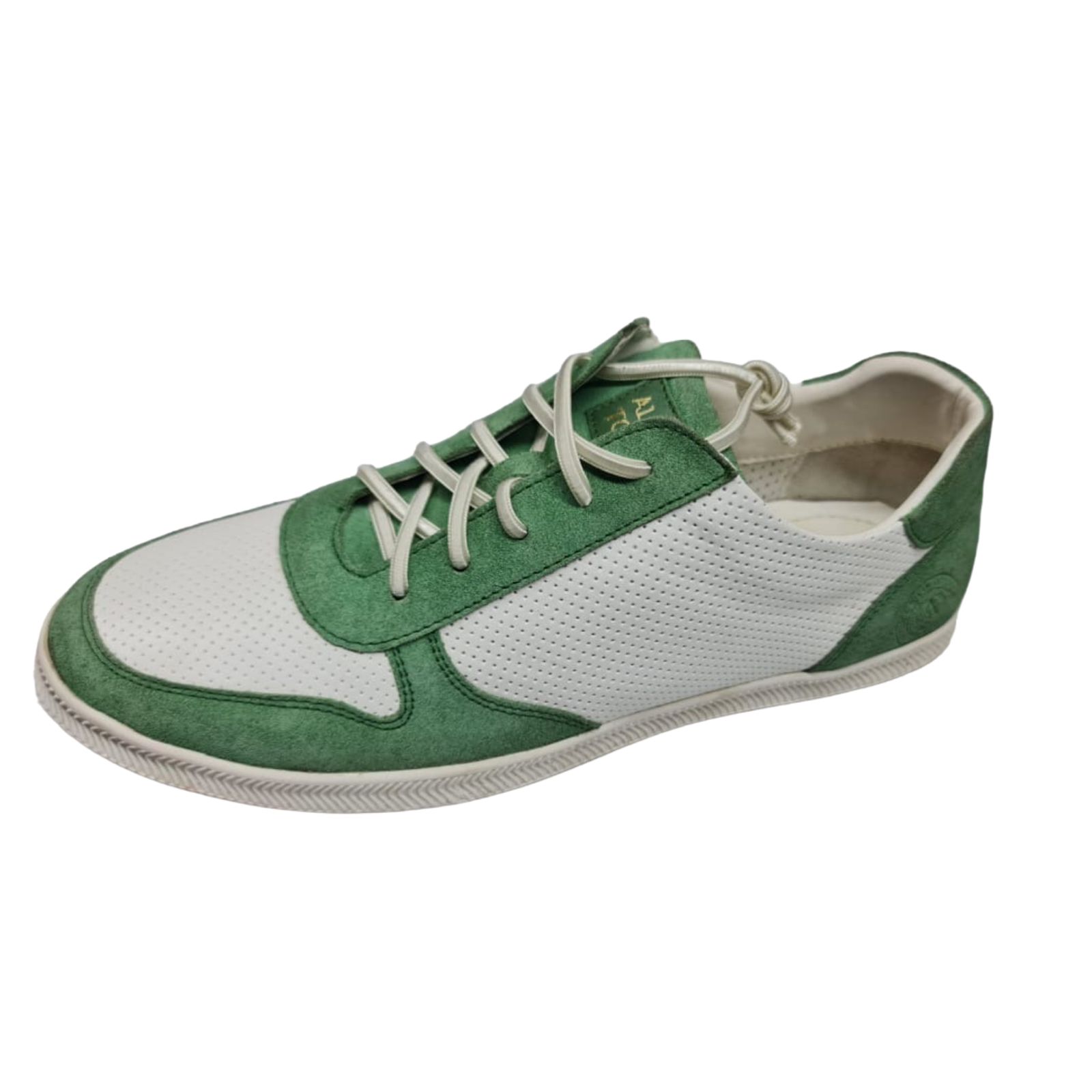 White+ Green Casual Snicker Shoes